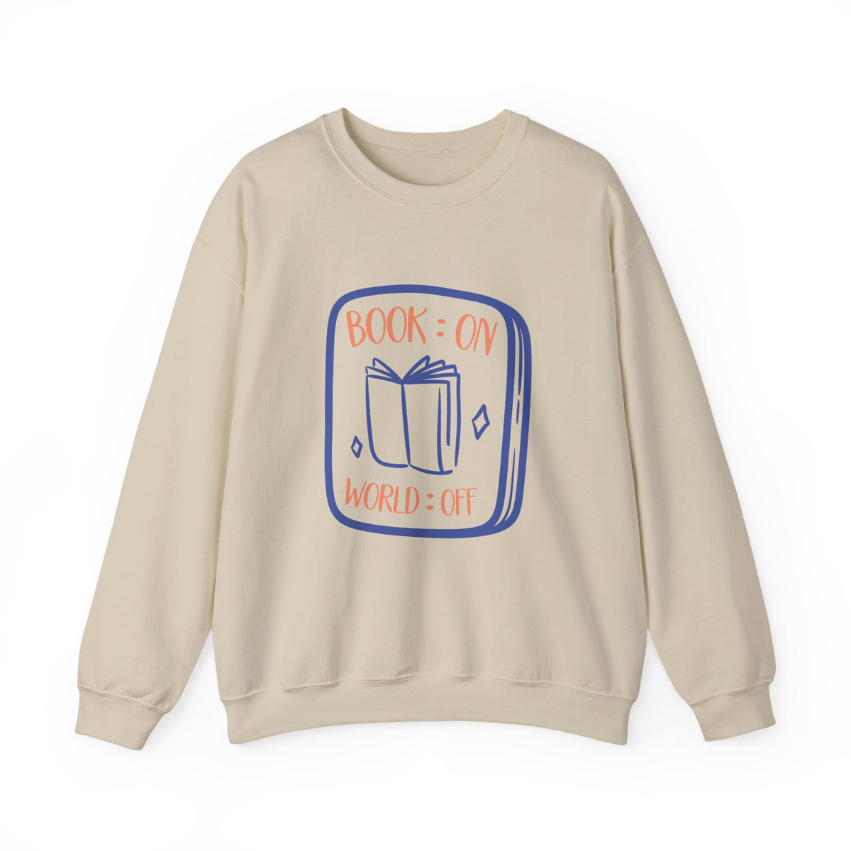 Book On World Off | Book Lover | Crewneck