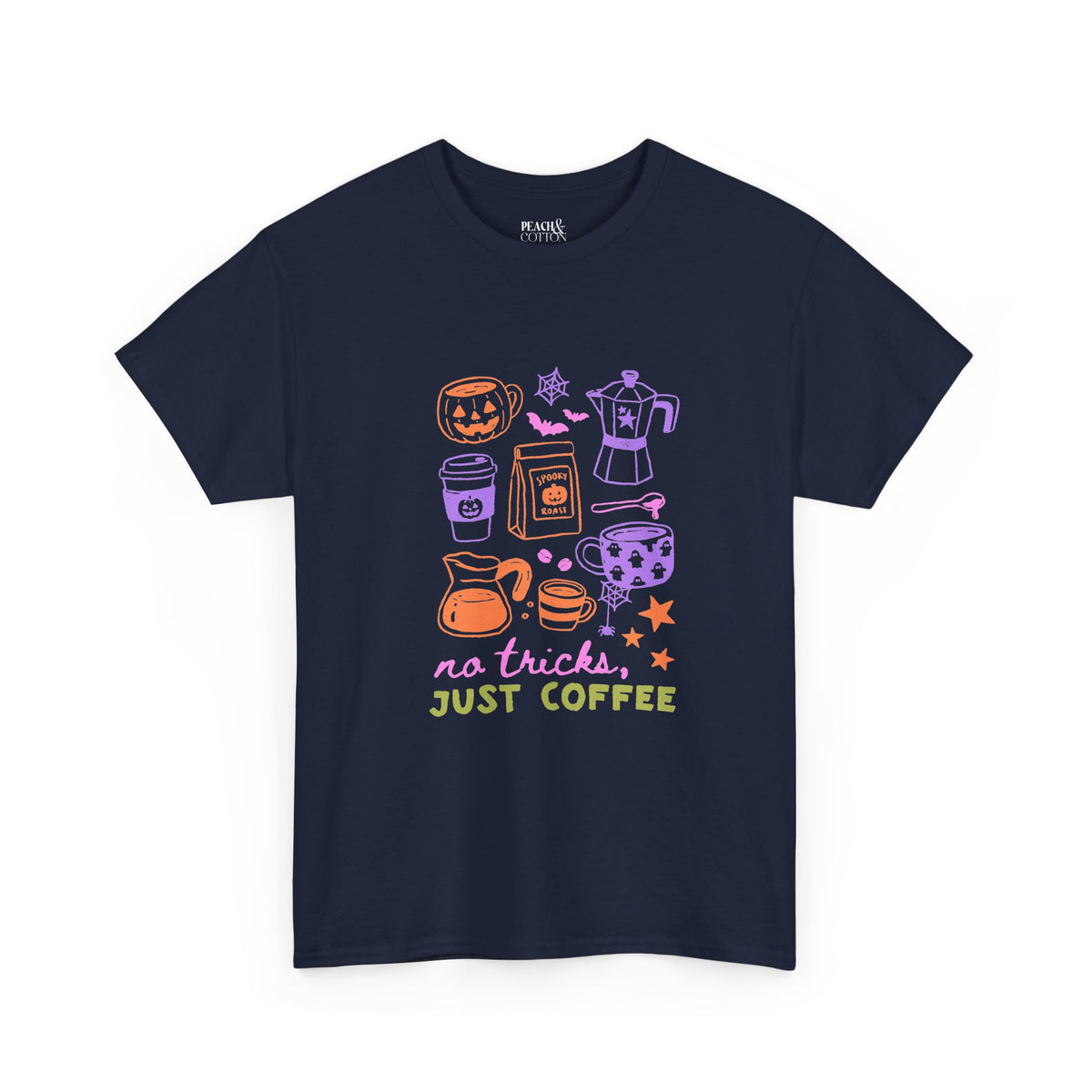 No Tricks Just Coffee | Halloween Coffee | T-Shirt