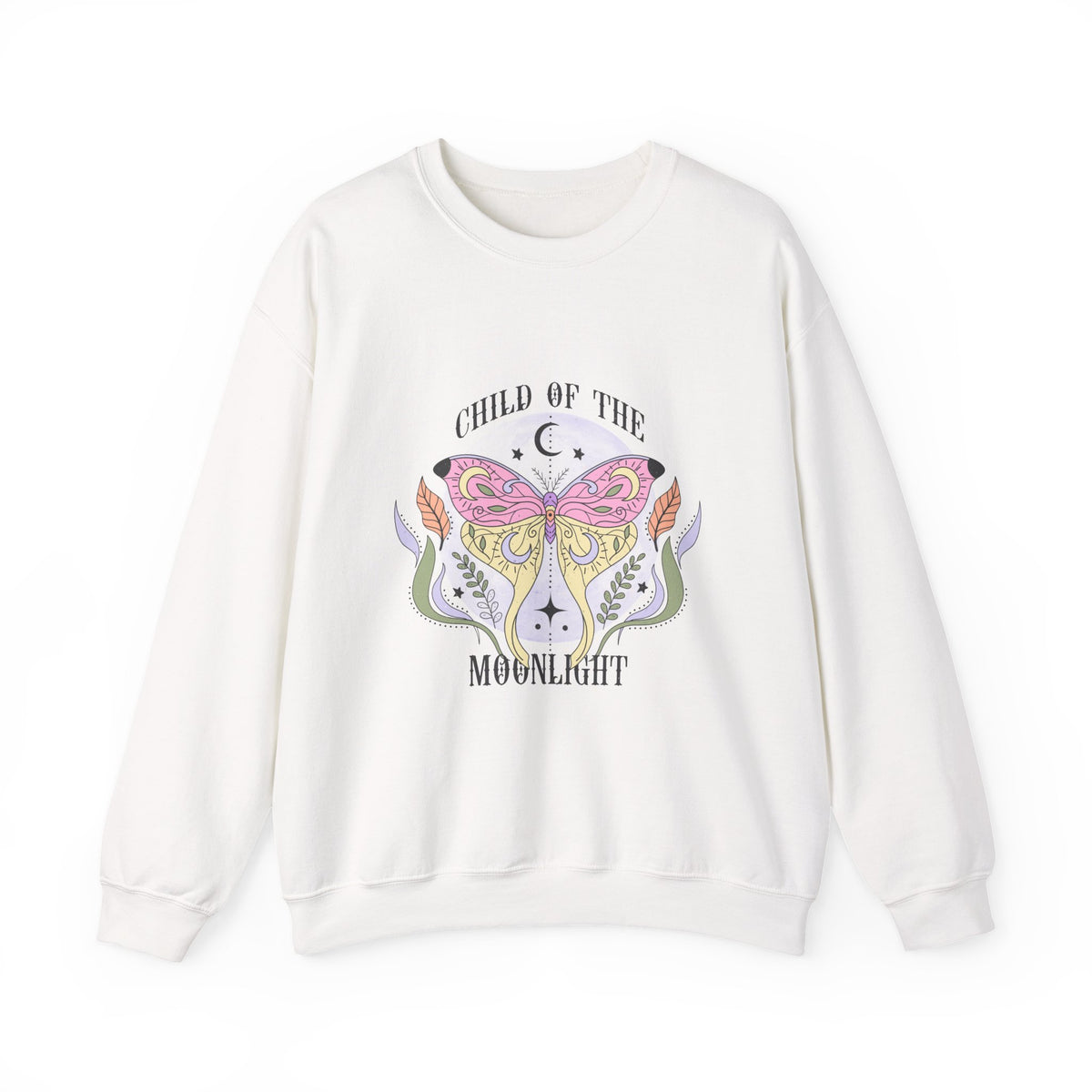 Child Of The Moonlight | Moth Buttefly | Summer | Crewneck