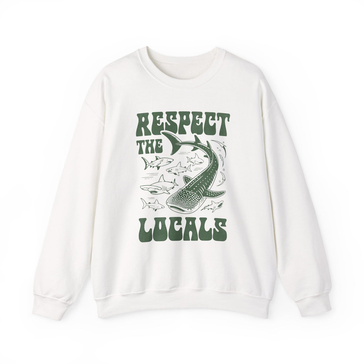 Respect The Locals | Save The Ocean | Summer | Crewneck