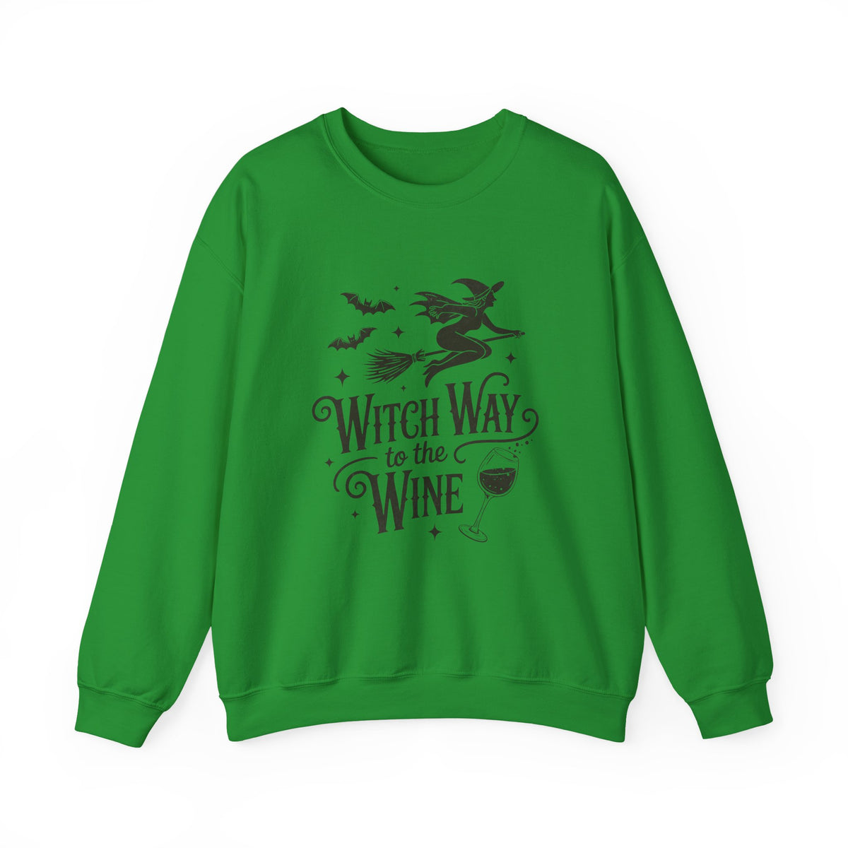 Witch Way To The Wine | Halloween | Crewneck