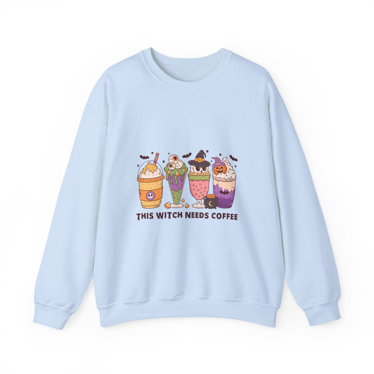 This Witch Needs Coffee | Halloween | Crewneck