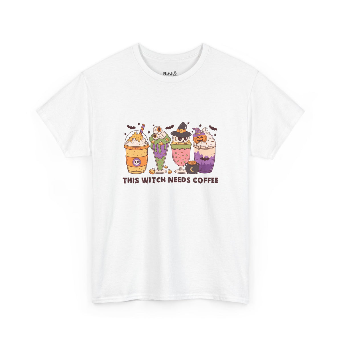 This Witch Needs Coffee | Halloween | T-Shirt