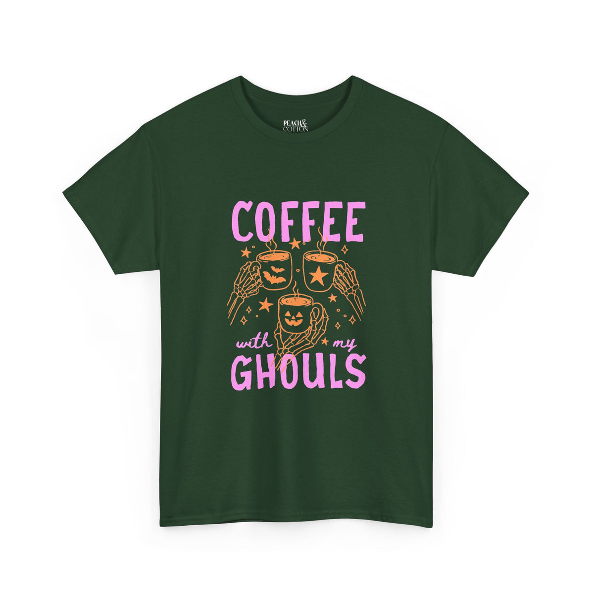 Coffee With The Ghouls | Halloween Coffee | T-Shirt