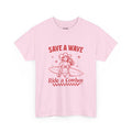 Save A Wave Ride A Cowboy | Salty Cowgirl | Summer | T-Shirt