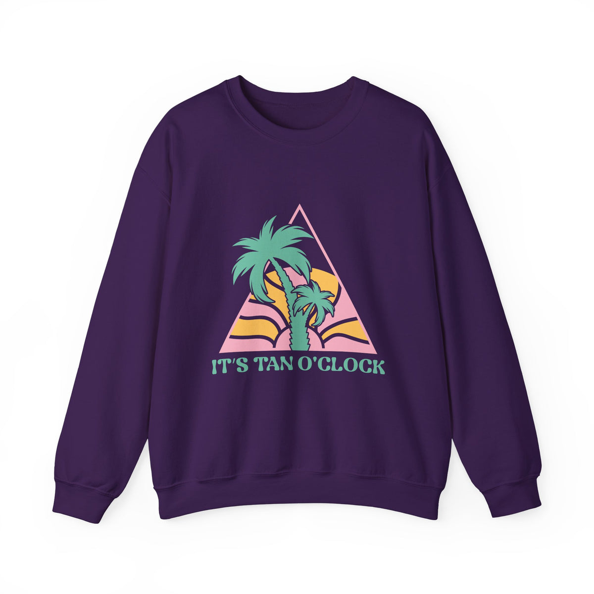 It's Tan O'Clock | Beach | Summer | Crewneck