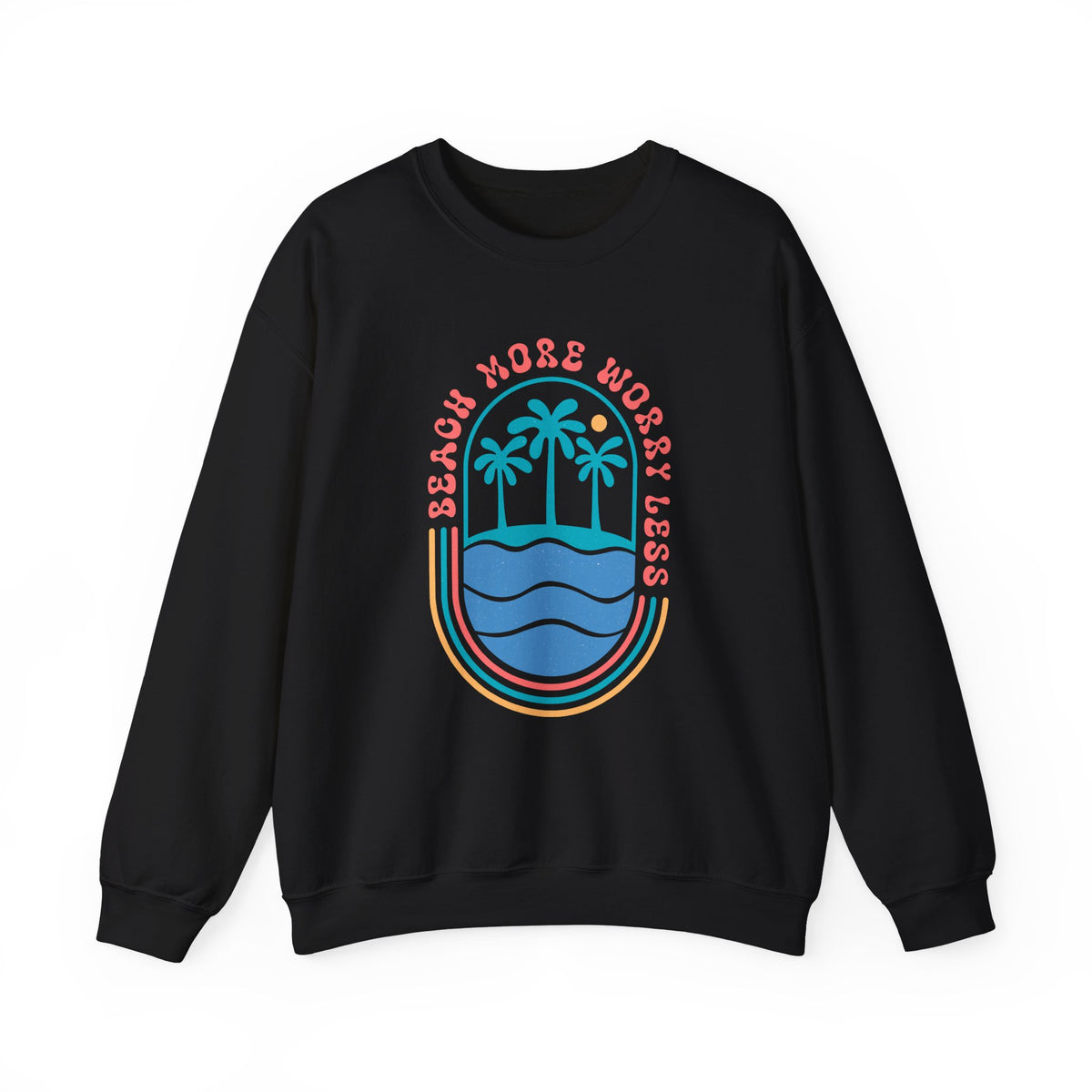 Beach More Worry Less | Summer Boho | Crewneck