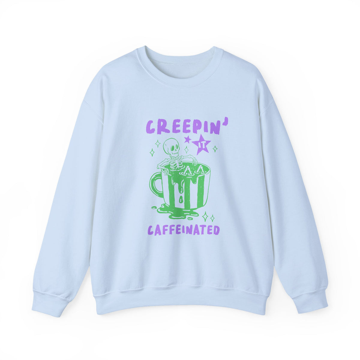 Creepin' It Caffeinated | Halloween Coffee | Crewneck