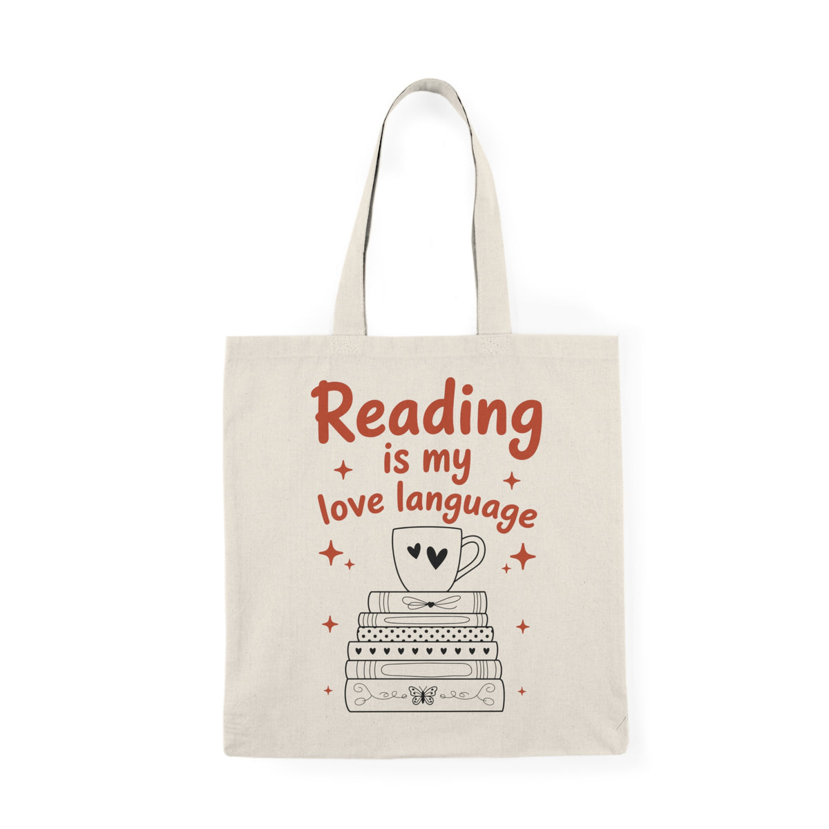 Reading Is My Love Language | Book Lover | Tote Bag