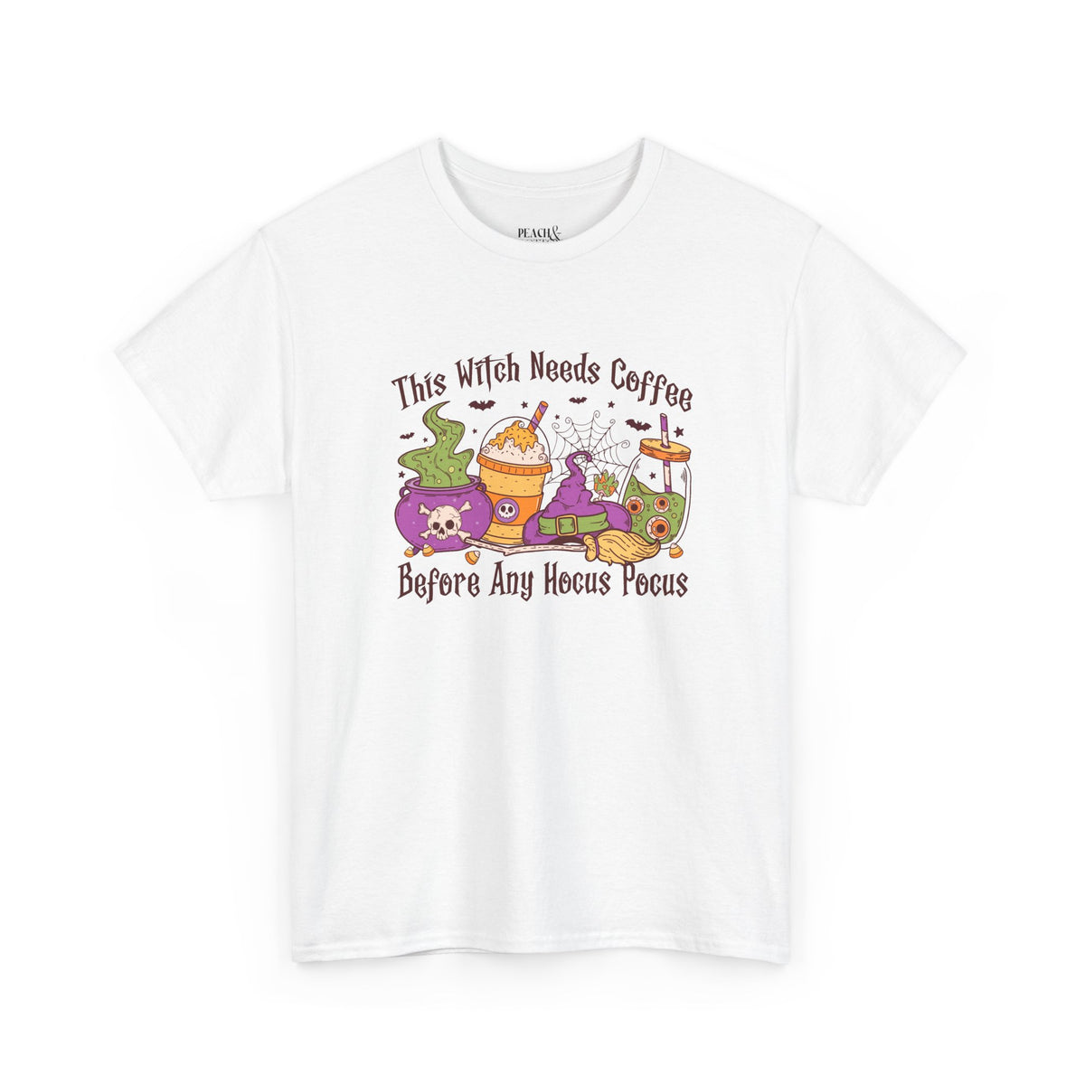 This Witch Needs Coffee | Halloween | T-Shirt