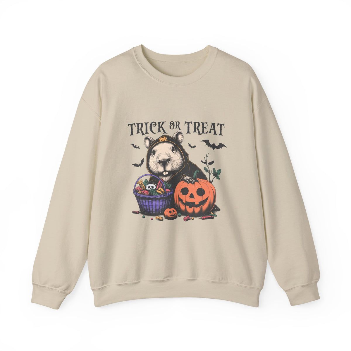 Trick Or Treat | Capybara | Halloween | Crewneck