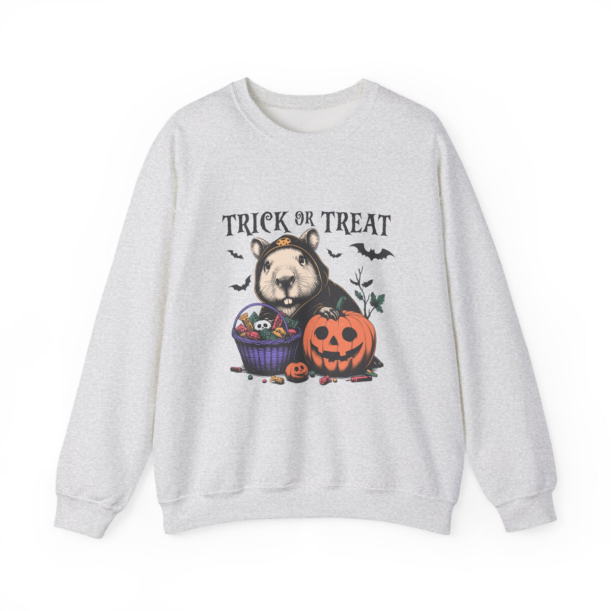 Trick Or Treat | Capybara | Halloween | Crewneck