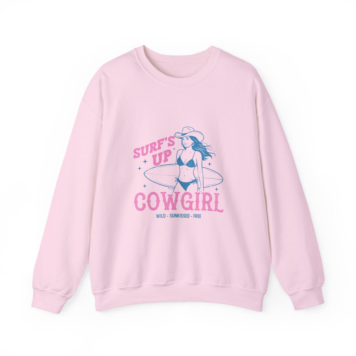 Surf's Up | Salty Cowgirl | Summer | Crewneck